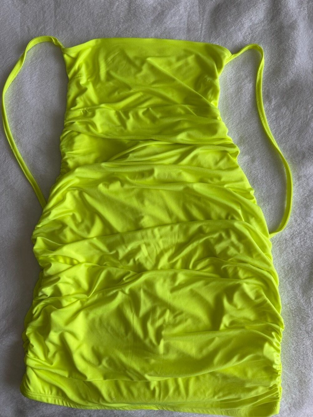 Lucy in the sky yellow mini dress